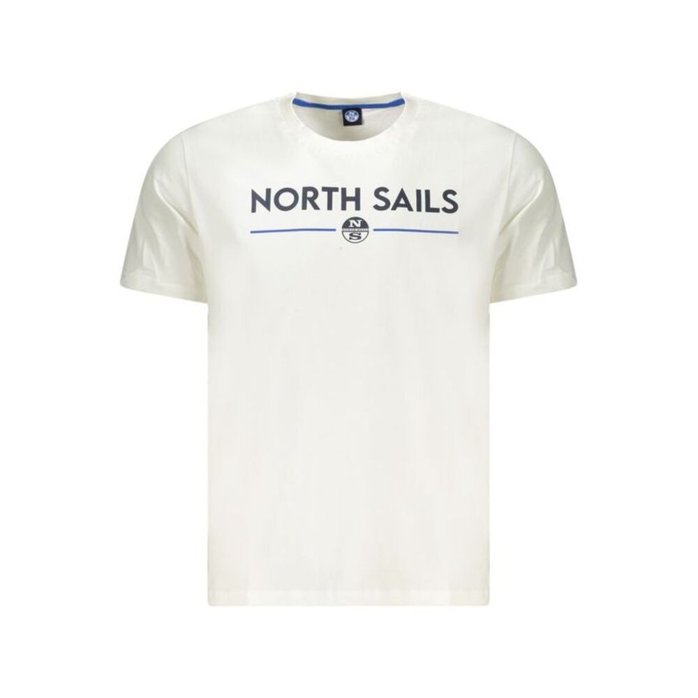 North Sails Bianco Cotton Men Men's T-Shirt